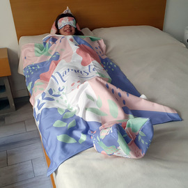 20% OFF -COMBO FIACOSO NUEVO! MANTA CON SOBRE + ALMOHADON + ALMOHADA + ANTIFAZ - NAMASTE